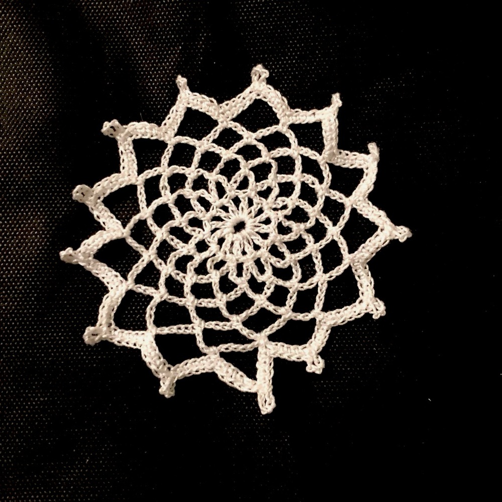 Ornaments in crochet.